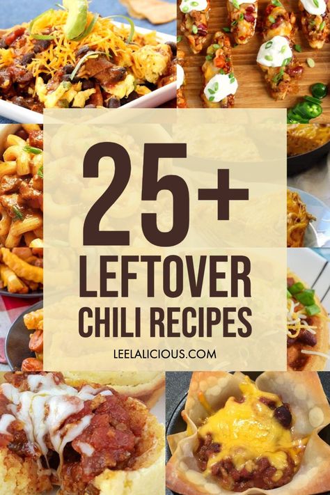 Leftover Chili Recipes, Chili Con Carne Recipe, Chili Casserole, Leftover Chili, Meat Chili, Bean Chili Recipe, Chile Recipes, Leftover Beef, Chilli Recipes