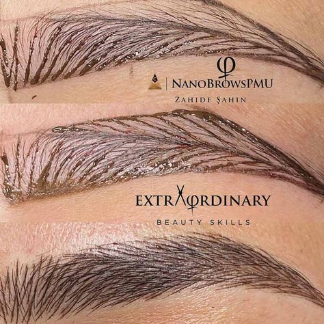 Microblading Eyebrows Training, Eyebrow Images, Mircoblading Eyebrows, Nano Brows, Becoming An Esthetician, Eyebrow Template, Bentuk Alis, Eyebrow Design, Makeup Eyebrows