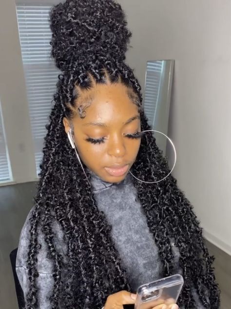 35 Butterfly Locs Crochet Styles For 2022 | ThriveNaija