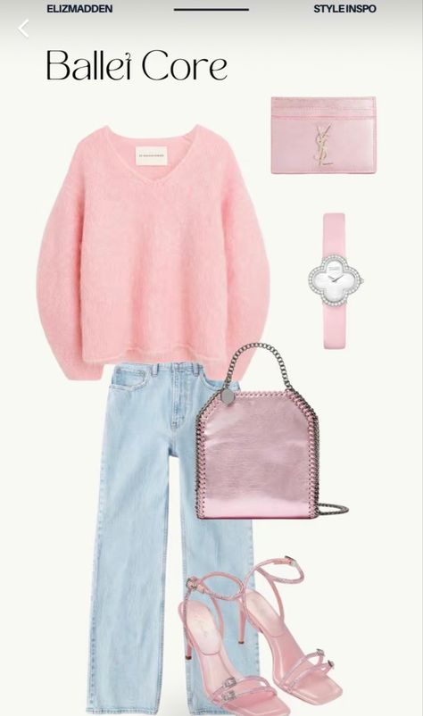 Ballet Core Ballet Core Outfits, Pink Casual Outfit, Ballet Core Aesthetic, Core Outfits, Space Outfit, Ballet Core, Find Amazon, Easy Winter Outfit, + Core + Aesthetic