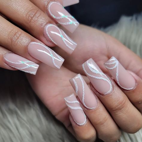 Sugar Effect, Sugar Nails, Acrylic Nail Designs, Acrylic Nails, Nail Designs, Nails, Beauty, Quick Saves