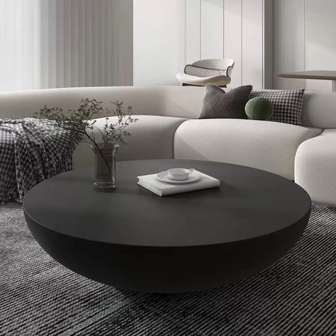 11 Best Drum Coffee Table Trends 2021 & 20221 Round Living Room Table, Round Living Room, Black And White Living Room, Concrete Coffee Table, Round Coffee Table Modern, Drum Coffee Table, Luxury Coffee Table, 2160x3840 Wallpaper, Unique Coffee Table