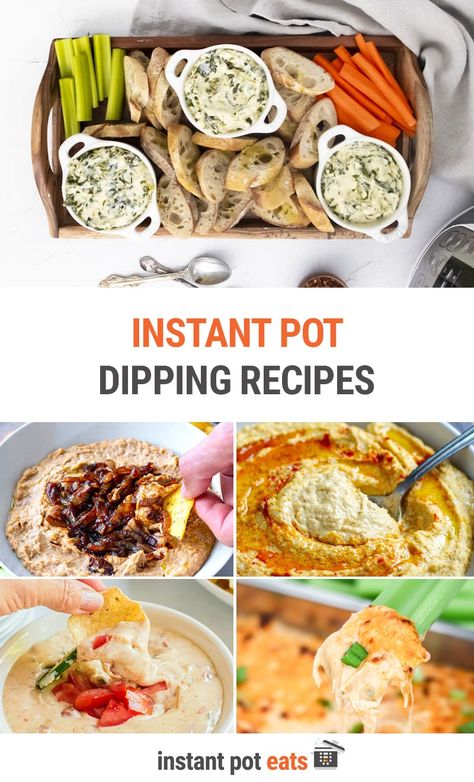 Whether it's a party or a picnic who doesn't love the addictive nature of a delicious creamy dip. From buffalo chicken to creamy spinach, crab or hummus, we got some Instant Pot dip recipes that are sure to become new favorites. Get your crackers, baguettes or celery sticks ready, just no double-dipping unless no one is looking. Instant Pot Dip, Dips To Make, Beef Enchilada Dip, Taco Side Dishes, Appetizers Easy Dips, Creamy Spinach Dip, How To Cook Artichoke, Chicken Dip Recipe, Delicious Dips