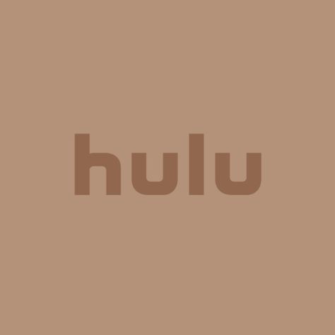 Brown Hulu Icon, Hulu Icon Aesthetic, Hulu App Icon Aesthetic, Hulu Logo, Hulu Icon, Fall Layout, Fall Icons, Brown Icons, Beige Icons