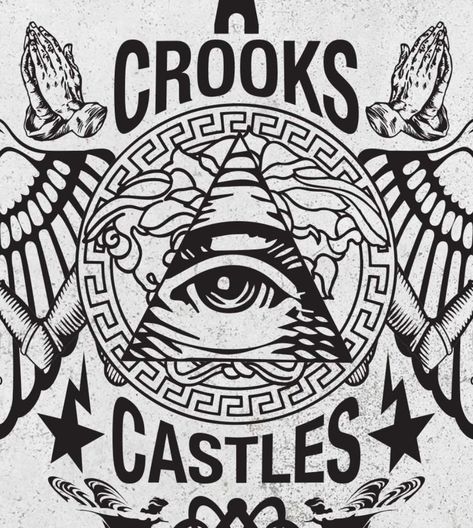 Crooks And Castles Wallpaper, Crooks And Castles Logo, Ac/dc Art, Gator Logo, Gang Culture, Funny Vinyl Decals, Dc Art, Shirt Logo Design, Crooks And Castles