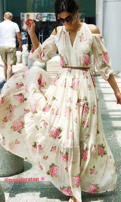 Floral Gowns Long Casual, Floral Occasion Dresses, Floral Dress Outfits, Floral Print Dress Summer, Floral Dress Casual, Womens Floral Dress, Maxi Robes, Floral Print Maxi Dress, Summer Maxi