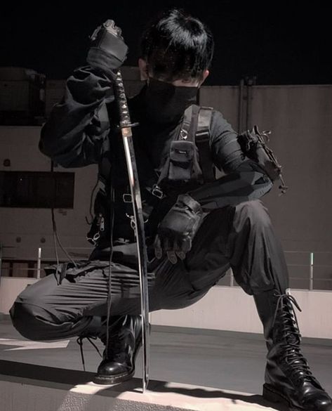 Techwear Ninja, Cyberpunk Clothing, Futuristic Clothing, Techwear Pants, Techwear Outfits, Techwear Streetwear, Soft Egirl, Cyberpunk Clothes, Urban Ninja