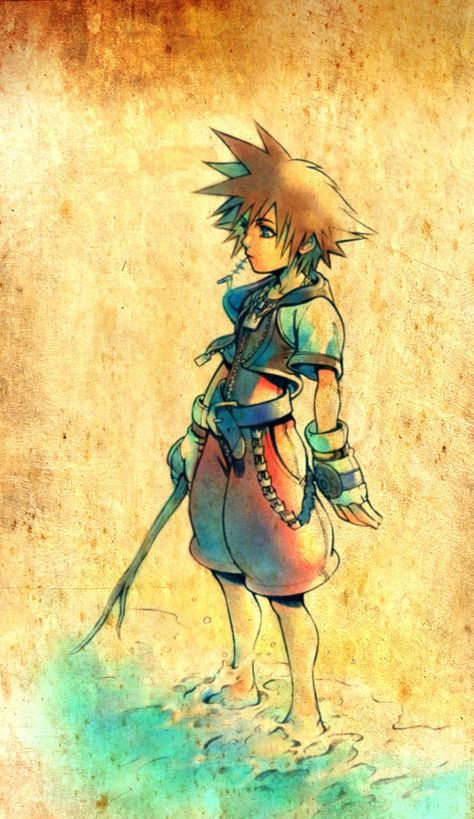 Sora for some reason I kinda want this tattoo on me Organization 13, Kingdom Hearts 1, Kingdom Hearts 2, Kingdom Hearts Wallpaper, Organization Xiii, Fantasy Kingdom, Kingdom Hearts Games, Hearts Tattoo, Kingdom Hearts Fanart