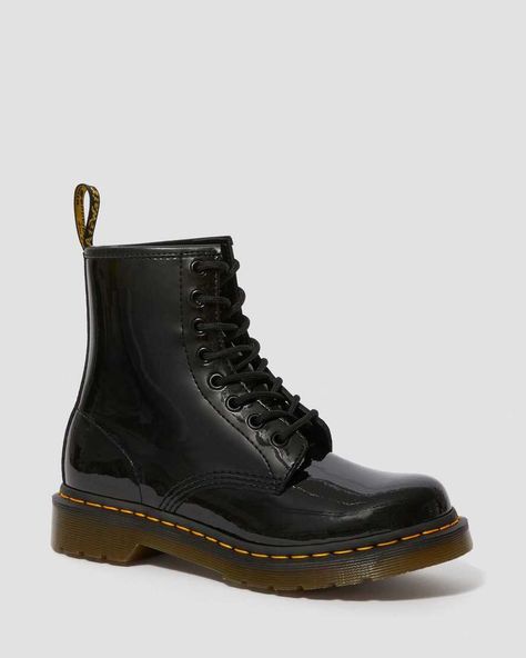 Songs As Outfits, Autumn Board, Dr Martens Style, Harry Styles Songs, Martens Style, Fall Wishlist, Dr Martens Womens, Patent Boots, Harry Styles Concert