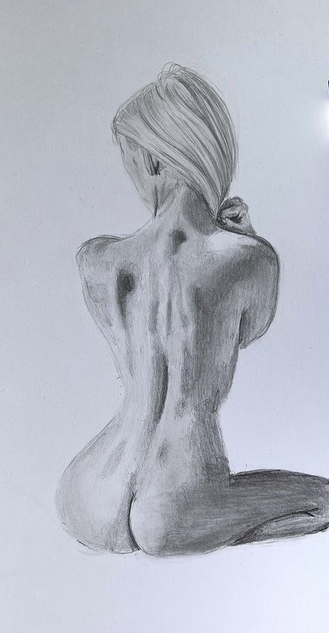 Figure Sketching Female, Pencil Drawing Images, Body Image Art, Animal Illustration Art, Abstract Face Art, Portraiture Drawing, Female Art Painting, Figure Sketching, Beauty Art Drawings