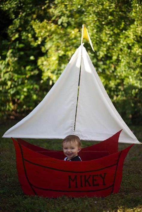 Loving the sailboat photo booth prop at this Wild One Where the Wild Things Are 1st Birthday Party!! See more party ideas and share yours at CatchMyParty.com #photoboothprops #wherethewildthingsare Wild Things Party, Lincoln Birthday, Boys 1st Birthday Party Ideas, Wild One Birthday Party, First Birthday Party Themes, Baby Boy 1st Birthday, Theme Party Decorations, 1st Birthdays, Boy First Birthday