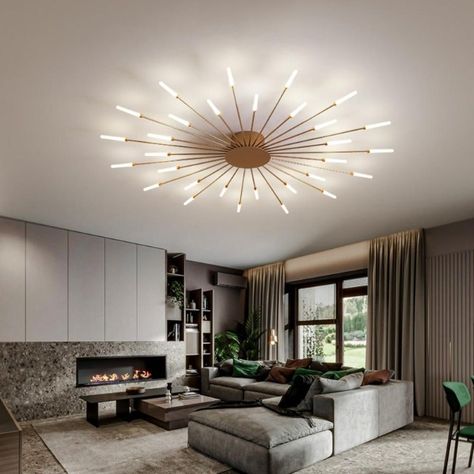 New Yorker Loft, New York Loft, Modern Led Ceiling Lights, Living Modern, Ceiling Lights Living Room, Led Ceiling Lamp, Bedroom Ceiling Light, Tom Dixon, Luminaire Design