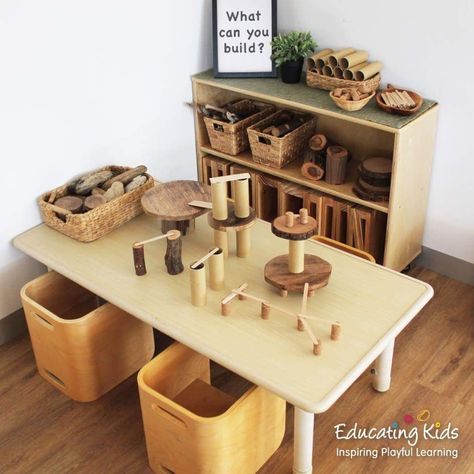 Reggio Emilia Classroom, Reggio Inspired Classrooms, Eyfs Classroom, Reggio Classroom, Preschool Rooms, Block Center, Block Area, Reggio Inspired, Invitation To Play