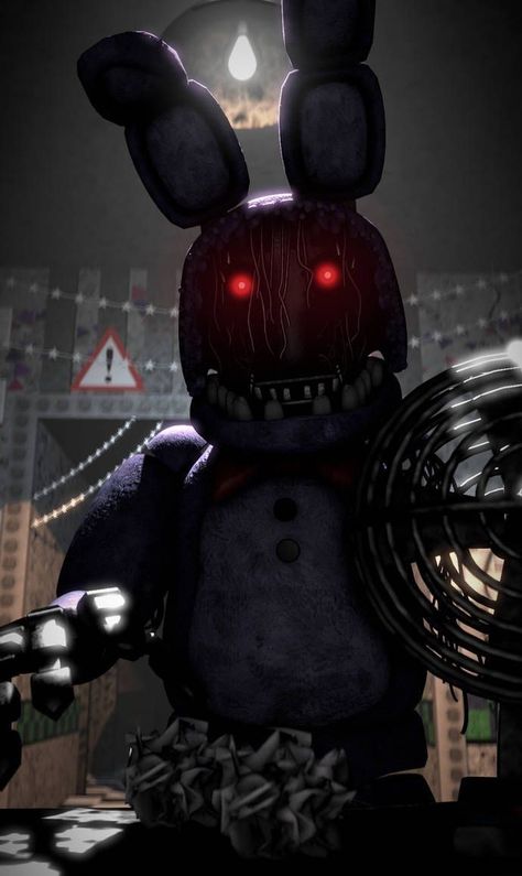 FNAF 2 Withered Bonnie, Sfm Fnaf, Fnaf 2, Five Nights At Freddy's, Deviantart, Fan, Red