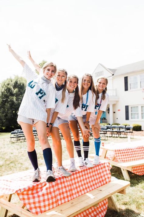 Western Kentucky University Baseball Bid Day, Western Kentucky University, Kentucky University, Sorority Bid Day, Bid Day Themes, Big Little Reveal, Baseball Theme, College Dorm Rooms, Bid Day