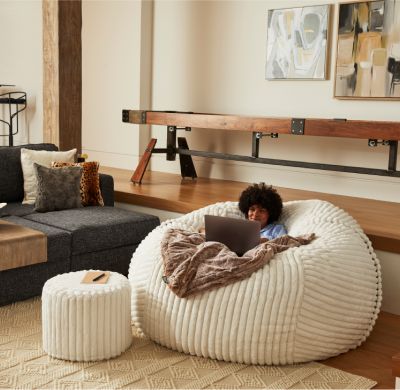 Lovesac - Sacs Learn A Lovesac Couch, Love Sac, Ill Be Fine, Play Space, Space Decor, Reading Room, Cozy Corner, Menu Design, Bean Bag