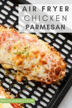 Air Fryer Chicken Parmesan Recipe, Air Fryer Chicken Parmesan, Air Fryer Recipes Chicken Breast, Weekly Recipes, Chicken Parmesan Recipe, Air Fryer Oven Recipes, Air Fry Recipes, Air Fried Chicken, Air Fryer Recipes Chicken