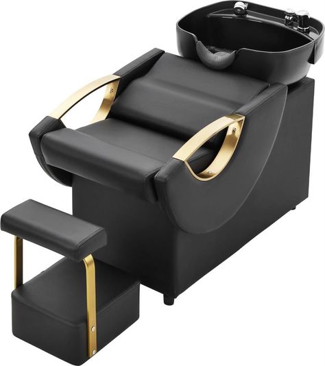 PRICES MAY VARY. Second Generation sShampoo Bed: ABS Shampoo Bowl,Solid wood frame,High-elastic sponge ,Enhanced PVC leather,UPC standard sprinklers Good Choice For Barbershop: The 35.8'' height is perfect for most hair stylists. The salon shampoo bowl and chair features a chrome nozzle with different spray settings for uniform water outlet, making it a practical choice for busy salons. Easy-to-clean surface enhances efficiency Stable & Sturdy:Double-reinforced saddle sticking avoids ripping and Hair Wash Station, Shampoo Bowls Salon, Bowl Chair, Hair Salon Chairs, Dream Salon, Washing Station, Salon Shampoo, Shampoo Chair, Shampoo Bowl