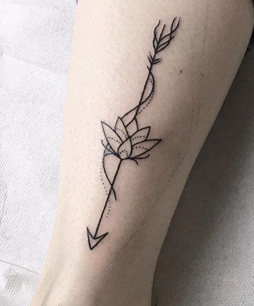 Arrow Tattoo Arm, Crossed Arrow Tattoos, Simple Arrow Tattoo, Arrow Tattoo Finger, Lotusblume Tattoo, Sagittarius Tattoo Designs, Arrow Tattoos For Women, Geometric Arrow Tattoo, Small Arrow Tattoos