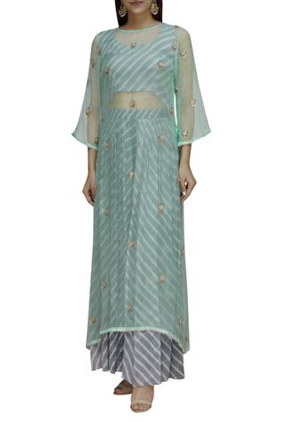 Sheer Kurta, Saree Reuse, Organza Kurta, Dress Muslim Modern, Simple Kurtis, Shyamal And Bhumika, Yellow Embroidery, Wedding Lehengas, Kids Dress Wear