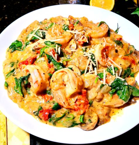 Dairy-Free Creamy, Buttery Tuscan Shrimp (Gluten-free, soy-free, grain-free, dairy-free) Shrimp Scampi Dairy Free, Dairy Free Cajun Shrimp Pasta, Gluten Free Shrimp Pasta, Dairy Free Shrimp Alfredo, Dairy Free Shrimp Scampi, Dairy Free Shrimp Pasta, Dairy Free Shrimp Recipes, Shrimp Pasta Sauce, Dairy Free Pasta Recipes