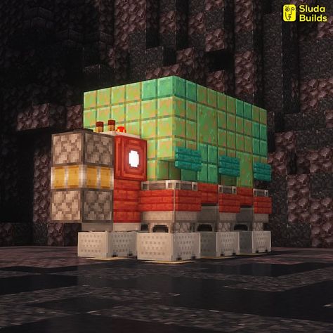 Minecraft Sniffer Art, Minecraft Oil Pump, Minecraft Skulk Build, Minecraft Oil Rig, Sniffer Minecraft Build, Sci Fi Minecraft, Minecraft Sniffer Enclosure, Minecraft Sewer, Sniffer Enclosure Minecraft