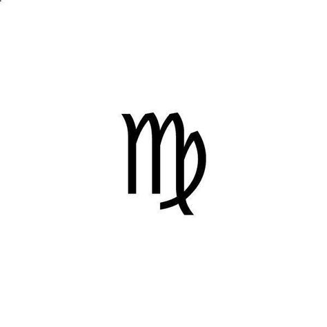 Virgo Sign Tattoo, Virgo Tattoo Designs, Virgo Constellation Tattoo, Virgo Symbol, Zodiac Sign Virgo, Astrology Tattoo, Horoscope Tattoos, Virgo Tattoo, Astrological Symbols