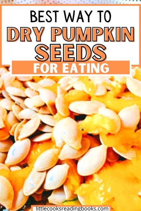 Drying Pumpkin Seeds, Seeds To Eat, Pumpkin Seeds Baked, Potassium Rich Foods, Seed Recipes, Easy Snacks For Kids, Pumpkin Seed Recipes, Camping Snacks, Roasted Pumpkin