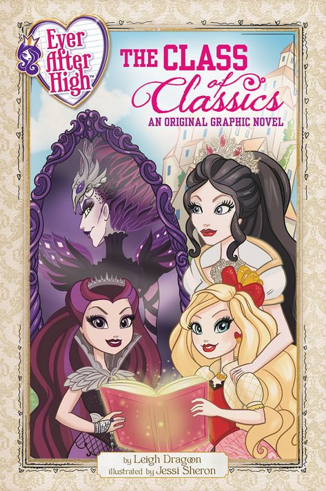 Ever After High Rebels, Madeline Hatter, Cerise Hood, Graphic Book, Raven Queen, Animal Education, Apple White, Little Library, Comic Collection