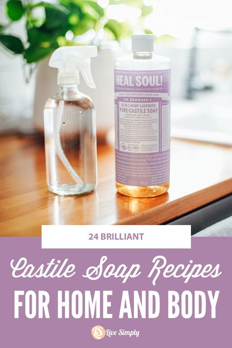 How To Make Body Wash With Castile Soap, Diy Hand Soap With Castile Soap, Dr Bronner Castile Soap, Cleaning With Castile Soap, Castile Soap Dilution Cheat Sheet, How To Use Castile Soap, Castile Soap Dish Soap, Diy Castile Soap Shampoo, Castile Body Wash Recipe