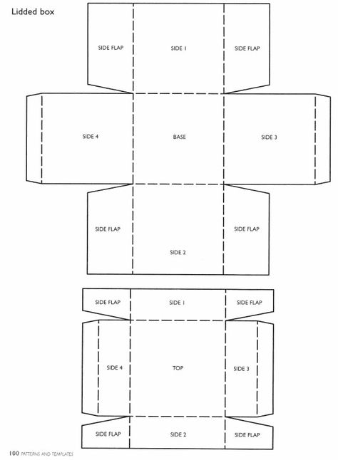 Welcome to Dover Publications Cardboard Box Template, Box Template Maker, Box Templates Printable Free, Box Template Printable, Paper Box Template, Printable Box, Gift Boxes With Lids, Gift Box Template, Box Patterns