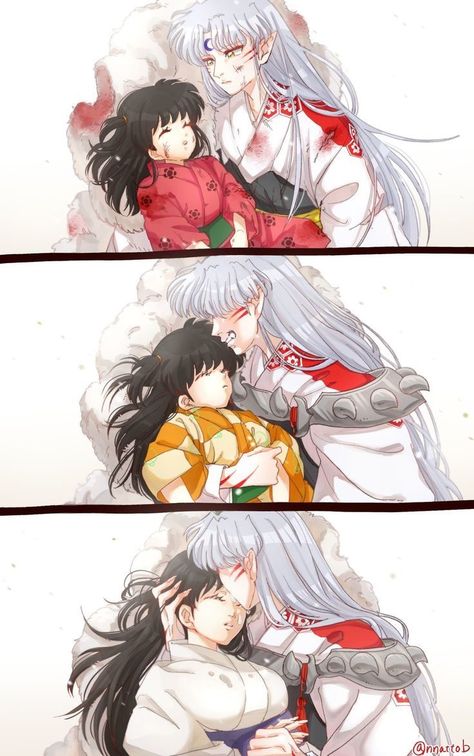 Sesshomaru And Rin, Inuyasha Sesshomaru, Inuyasha Funny, Rin And Sesshomaru, Seshomaru Y Rin, Inuyasha And Sesshomaru, Inuyasha Fan Art, Kagome And Inuyasha, Arte Do Kawaii