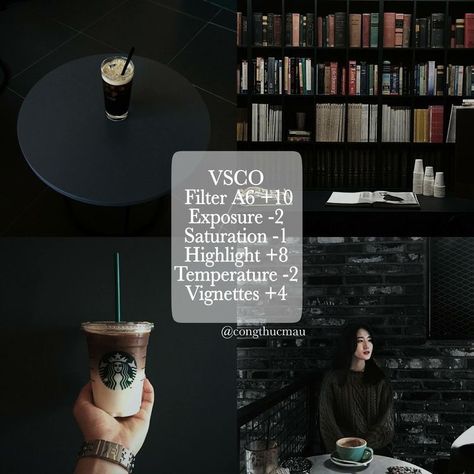 Dark Academia Vsco, Vscocam Filters, Filters Instagram, Camera Tricks, Vsco Filter Instagram, Vsco Themes, Vsco Tutorial, Best Vsco Filters, Vsco Cam Filters