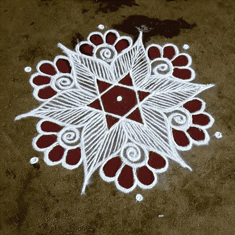 Rajasthani Rangoli, Rangoli Designs Videos, Easy Rangoli Designs Videos, Acrylic Rangoli, Very Easy Rangoli Designs, Rangoli Designs Simple Diwali, Rangoli Designs Photos, Rangoli Side Designs, Kolam Design