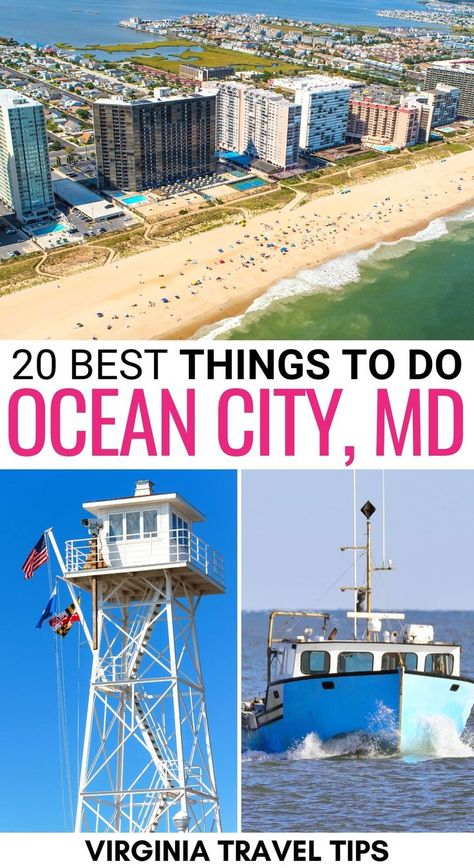 Ocean City Maryland Beach, Maryland Beaches, Beach Vacation Packing List, Virginia Travel, Vacation Locations, Ocean City Maryland, Ocean City Md, Rehoboth Beach, Vacation Places