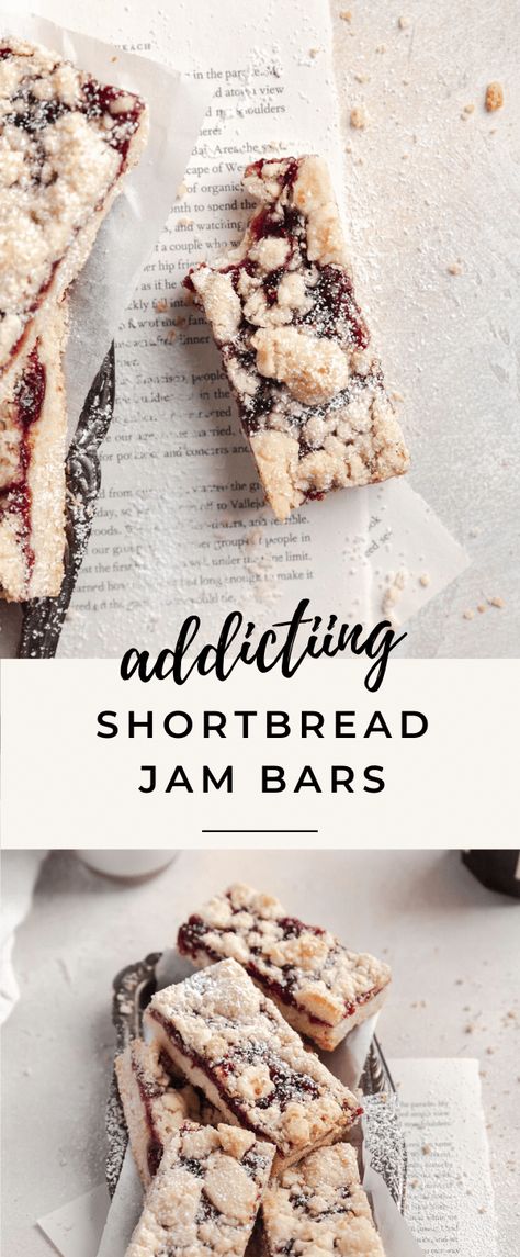 Strawberry Jam Bars, Raspberry Shortbread, Raspberry Crumble Bars, Bbq Dessert, Jam Bars, Easy Jam, Raspberry Crumble, Broma Bakery, Recipe Strawberry