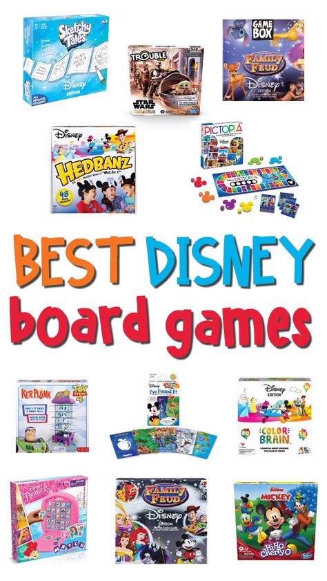 Disney Games For Kids, Games For The Family, Disney Board Games, Disney Eyes, Disney Board, Disney Version, Disney Games, Family Fun Games, Disney Facts