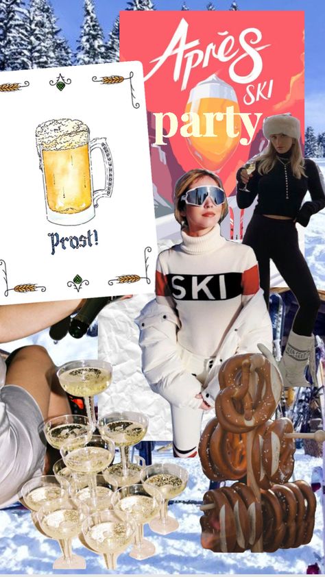 I have no interest in skiing, but I would love to après ski #apresski #partyideas #partytheme Apres Ski Dinner Party, Apres Birthday Party, Apri Ski Party Outfit, Apres Ski Hen Party, 90s Apres Ski Party, 80s Ski Lodge Party, Apres Ski Party Theme Birthday, Apres Themed Party, Apres Ski Tablescape