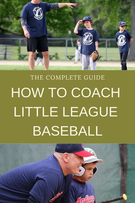 The Complete guide on how to coach little league baseball - Full of useful tips on proper coaching technique. Coach Pitch Baseball Kids, Tball Coaching Ideas, Coach Pitch Baseball Drills, Baseball Practice Drills, Tball Practice Ideas, Baseball Practice Plans, Tball Coach, Catcher Drills, Youth Baseball Drills