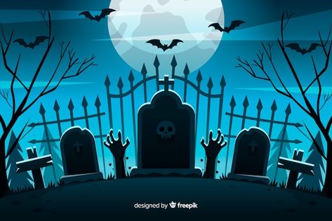 Fundo Halloween, Magazine Cover Ideas, Halloween Social, Game Card Design, Halloween Graveyard, Ghost Type, Halloween Templates, Halloween Background, Halloween Vector