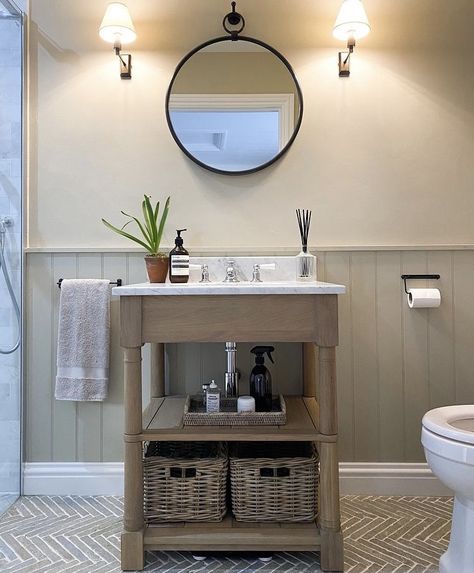 Neptune Bathroom, Modern House Decor, Alexandra Park, Blue Monkey, House Decor Modern, Rooms Reveal, Stone Grey, Drop Cloth, Built In Cabinets