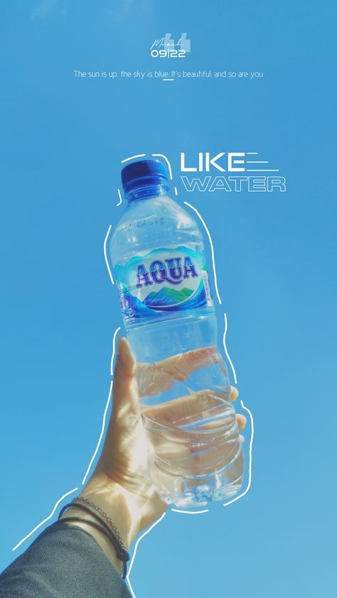 #typography Water Ads Design, Water Advertising, Water Branding, Water Poster, Water Company, Water Day, Graphic Design Ads, Creative Graphic Design, Social Media Design Inspiration