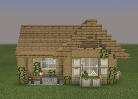 Small Cute Cottage, Minecraft Cottage House, Minecraft Small House, Cottage Minecraft, Construction Minecraft, Case Minecraft, Cottage Core Minecraft House, Rumah Minecraft Sederhana, Minecraft Houses Blueprints