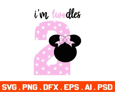 #thedesignext Svg Popular, Oh Twodles, 2nd Birthday Shirt, Minnie Birthday, 2 Birthday, Free Facebook, Birthday Svg, Second Birthday, Baby Svg