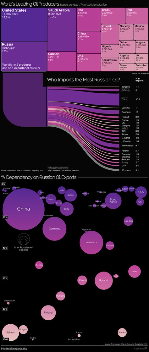 Visualizing The Worlds’ Dependency on Russian Oil — Cool Infographics World Map Data Visualization, Beautiful Data Visualization, Map Data Visualization, Sankey Diagram, Data Vizualisation, Bubble Chart, Bubble Diagram, Infographic Inspiration, Data Visualization Design