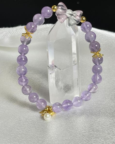 ✨ Embrace Calm & Balance ✨ Introducing our stunning Lavender Amethyst Bracelet – a blend of beauty and serenity. 💜🌿 Known for its soothing energy, this bracelet not only enhances your style but also brings balance, clarity, and calm into your life. 🔮 Benefits of Amethyst: • Promotes relaxation & peace • Strengthens intuition • Protects against negative energy Add this elegant piece to your collection and carry its calming vibes wherever you go! 🕊️ #LavenderAmethyst #HealingCrystal #Ca... Benefits Of Amethyst, Lavender Amethyst, Amethyst Bracelet, Negative Energy, Relaxation, Amethyst, Lavender, Benefits, Energy