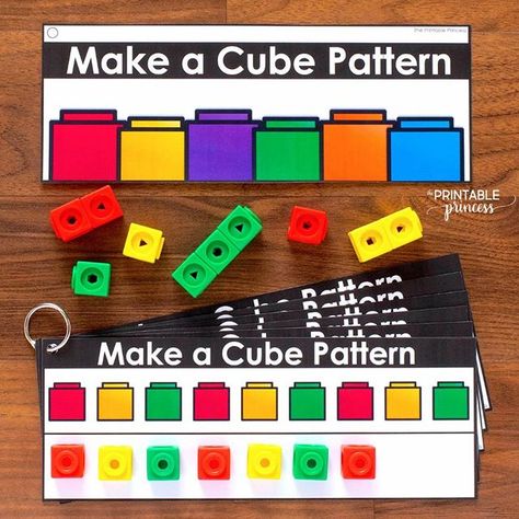 So many children learn better when they are actively engaged with hands-on activities. Morning tubs are the perfect way to set the tone and start a fun-filled day of learning. Find TONS of activities for literacy and math morning tubs using the link in profile.⁣ .⁣ https://www.teacherspayteachers.com/Product/Back-to-School-Morning-Tubs-for-Kindergarten-Kindergarten-Morning-Work-Tubs-4684346 Kindergarten Morning Work Tubs, Kindergarten Morning Work, Morning Tubs, Math Patterns, Morning Activities, Pattern Activities, Prek Math, Cube Pattern, A Worksheet