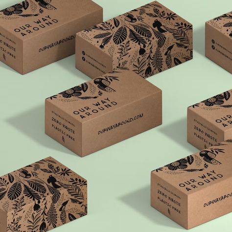 52 outside-the-box design ideas for your next packaging - 99designs Eco Packaging Design, Kraft Box Packaging, Accessibility Design, Packaging Food, Packaging Design Trends, Eco Packaging, Creative Box, Ecommerce Design, Box Packaging Design