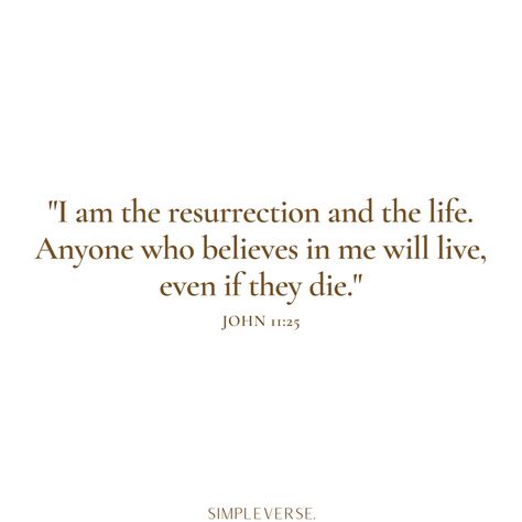 Resurrection Bible Verses, John 11:25, Resurrection Verses, I Am The Resurrection And The Life, Resurrection Quotes, John 11 25, Catholic Wallpaper, Bible Studying, Firm Foundation