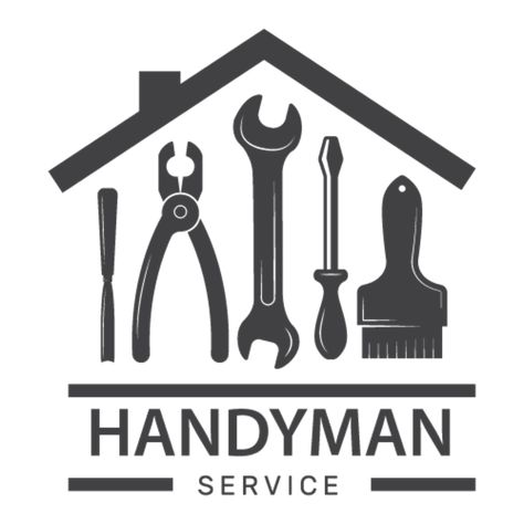 Handyman Logo, Handyman Services, Service Logo, Books Free Download Pdf, Small Business Ideas, Png Images, Logo Design, Clip Art, ? Logo